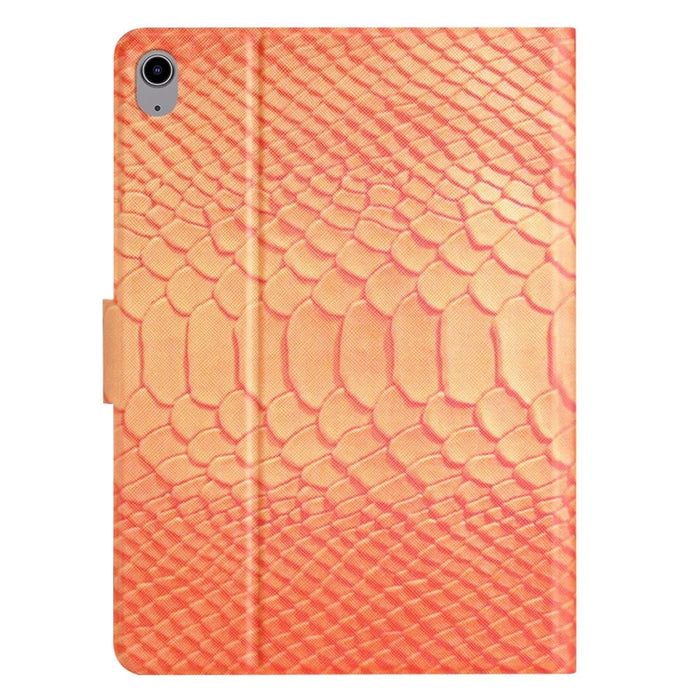 Solid Colour Crocodile Texture Leather Smart Tablet Case