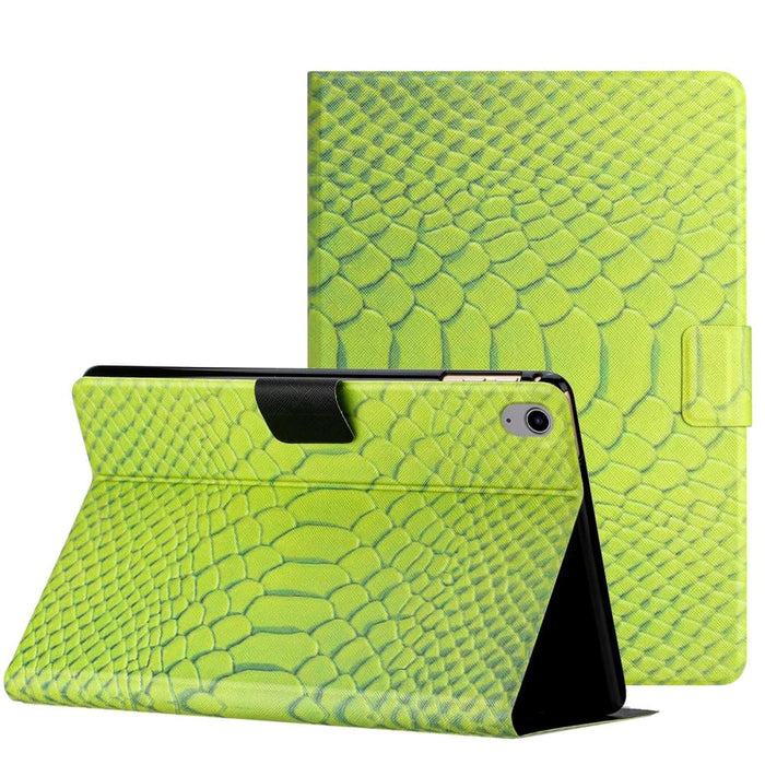 Solid Colour Crocodile Texture Leather Smart Tablet Case
