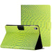 Solid Colour Crocodile Texture Leather Smart Tablet Case