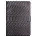 Solid Colour Crocodile Texture Leather Smart Tablet Case