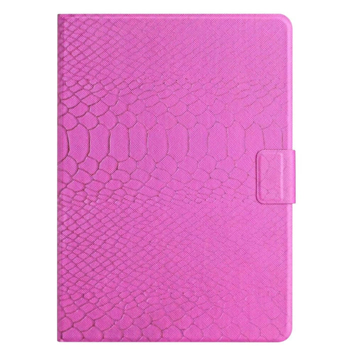 Solid Colour Crocodile Texture Leather Smart Tablet Case