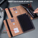 Solid Colour Embossed Striped Leather Tablet Case For Ipad