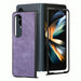 Solid Colour Pu Back Cover For Samsung Galaxy z Fold 4