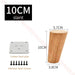 Solid Wood Furniture Legs 8 60cm Round Replacement