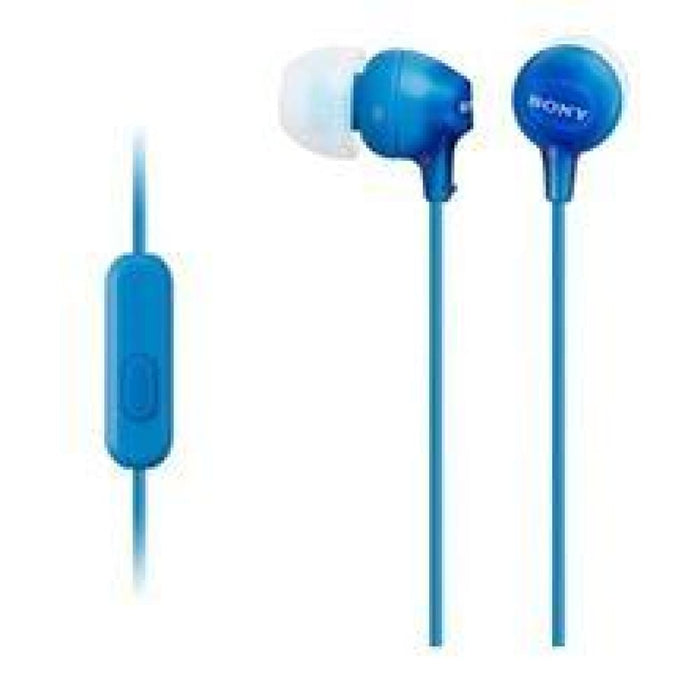 Sony Mdrex15apli In Ear Headphone w Smart Phone Control Blue