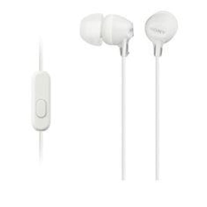 Sony Mdrex15apw In Ear Headphone w Smart Phone Control White