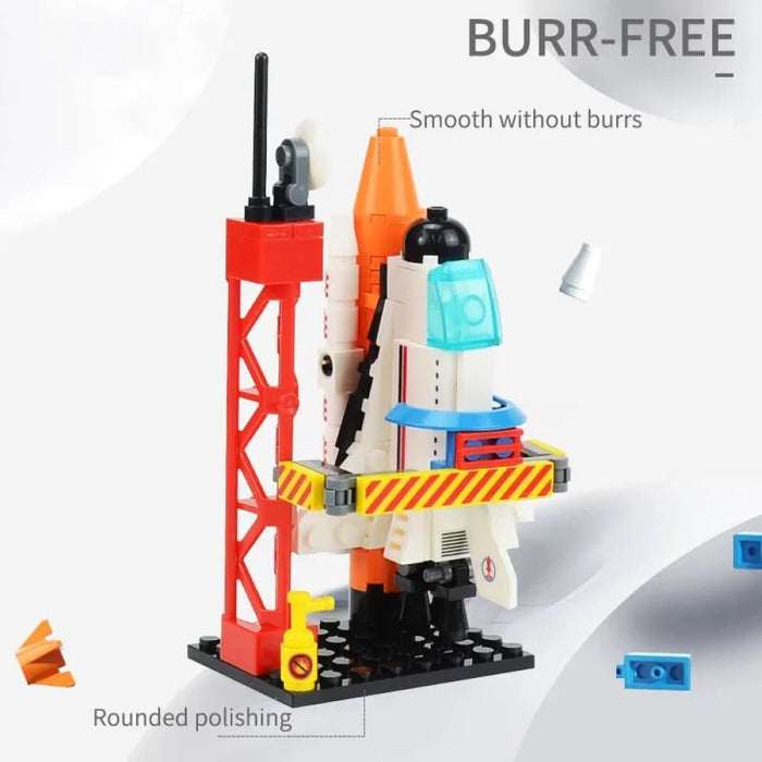 Space Shuttle Rocket Launch Construction Building Blocks