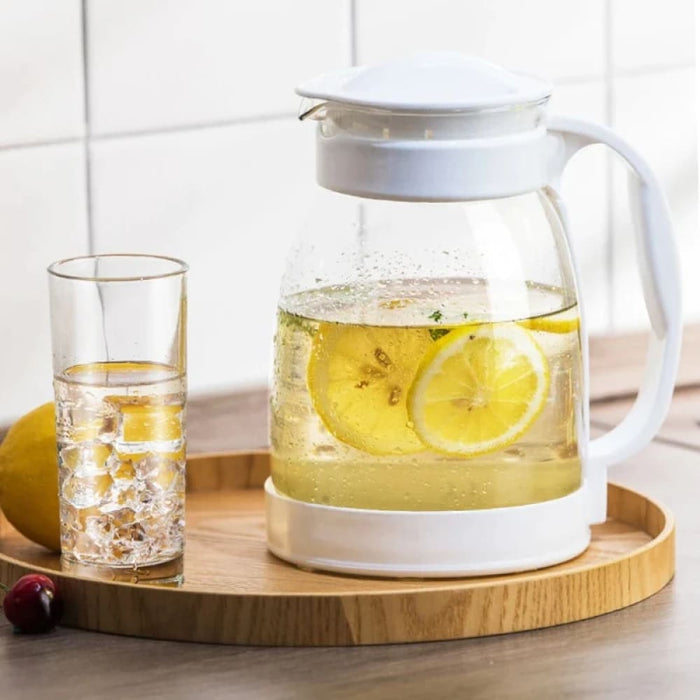 Spacious Glass Water Jug for Cold Drinks