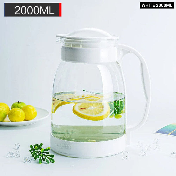 Spacious Glass Water Jug for Cold Drinks