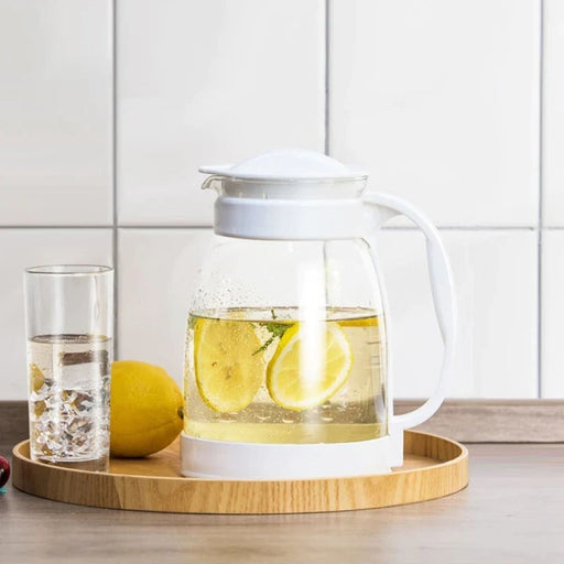 Spacious Glass Water Jug for Cold Drinks