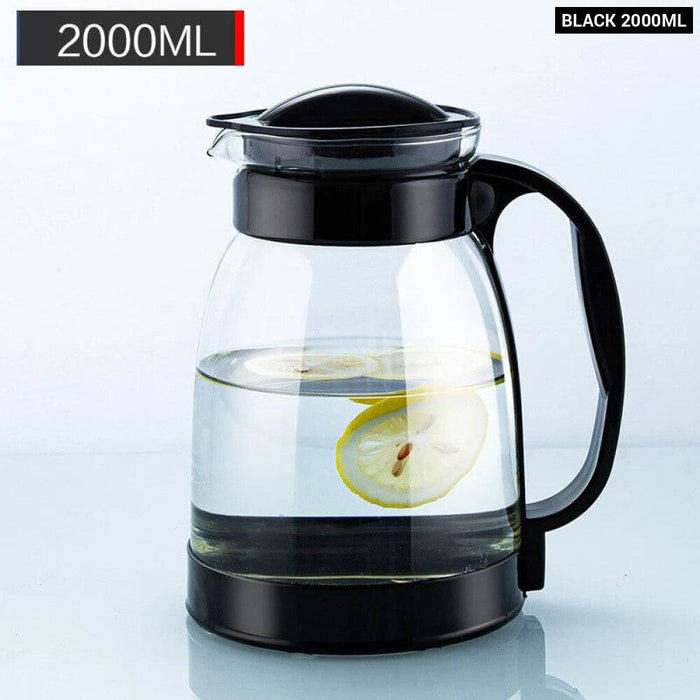 Spacious Glass Water Jug for Cold Drinks
