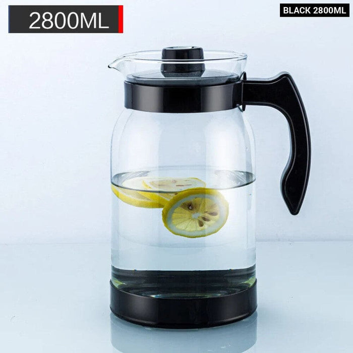 Spacious Glass Water Jug for Cold Drinks