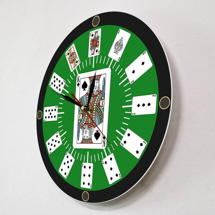 Spade Playing Cards Texas Hold ?em Inspired Modern Wall