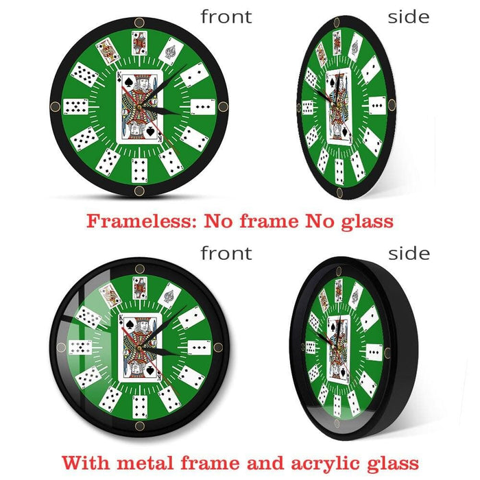 Spade Playing Cards Texas Hold ?em Inspired Modern Wall