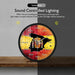 Spain Country Flag Metal Frame Wall Clock Spanish Map Led