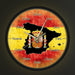 Spain Country Flag Metal Frame Wall Clock Spanish Map Led