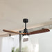 Spector 52’’ Wood Ceiling Fan Dc Motor With Led Light