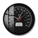Speedometer Kilometers and Miles Printed Wall Clock Racing