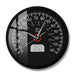 Speedometer Kilometers and Miles Printed Wall Clock Racing