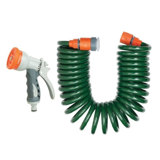 Spiral Hose with Spray Gun |1-7.5m or 1-15m