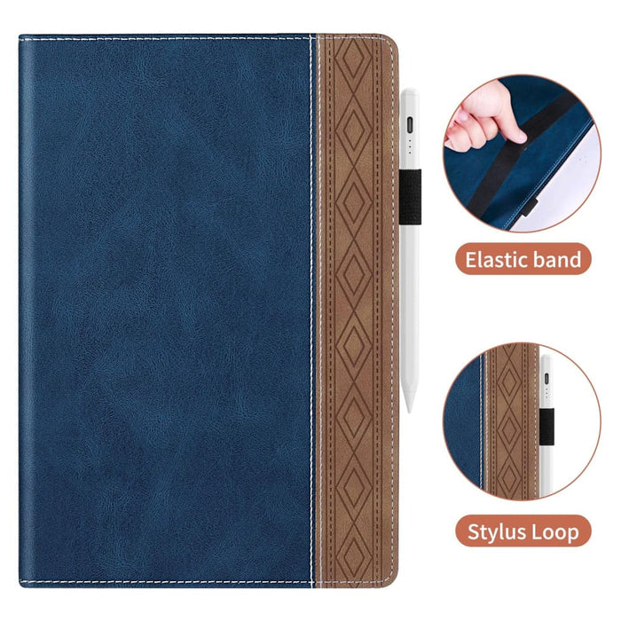 Splicing Series Tablet Pc Leather Case Royal For Ipad 10th