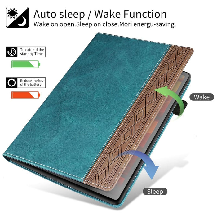 Splicing Series Tablet Pc Leather Case Royal For Ipad 10th