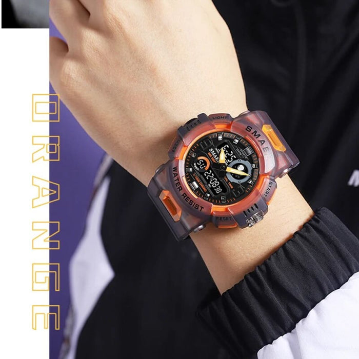 Sport Digital Led 50m Waterproof Military Wristwatch 8063