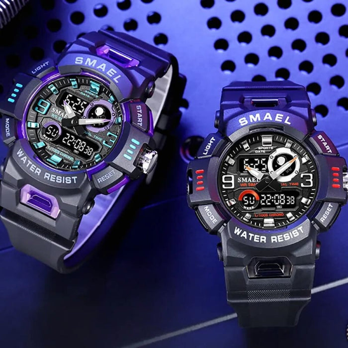 Sport Digital Led 50m Waterproof Military Wristwatch 8063