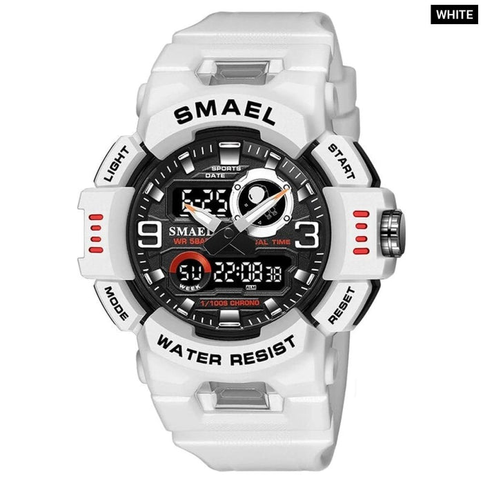 Sport Digital Led 50m Waterproof Military Wristwatch 8063