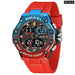 Sport Dual Time Watch for Men Led Light 8066 Military s