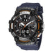 Sport Men Quartz Wrist Waterproof Dual Time Display