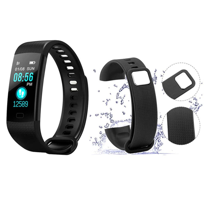 2x Sport Smart Watch Health Fitness Wrist Band Bracelet