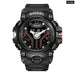 Sport Watch Dual Time for Men Shock Resistant Led Light