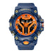 Sport Watch Dual Time for Men Shock Resistant Led Light