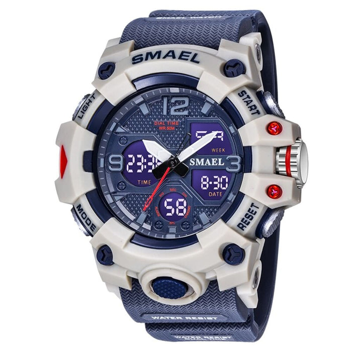 Sport Watch Military For Men Alarm Clock Stopwatch Led