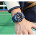 Sport Watch Men 50m Waterproof Wrist Dual Time Display