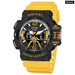 Sport Watch Men 50m Waterproof Wrist Dual Time Display
