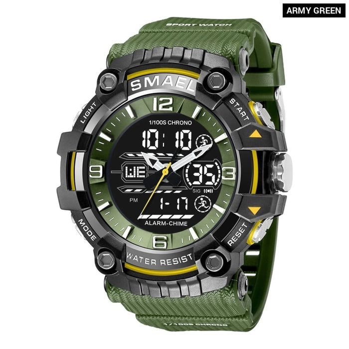 Sport for Men 50m Waterproof 8089 Original Wristwatch Quartz