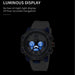 Men Sport Waterproof Digital Led Display Quartz Analog