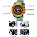 Men Sport Waterproof Digital Led Display Quartz Analog