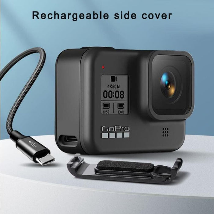 Sports Camera Rechargeable Battery Replacement Cover Side