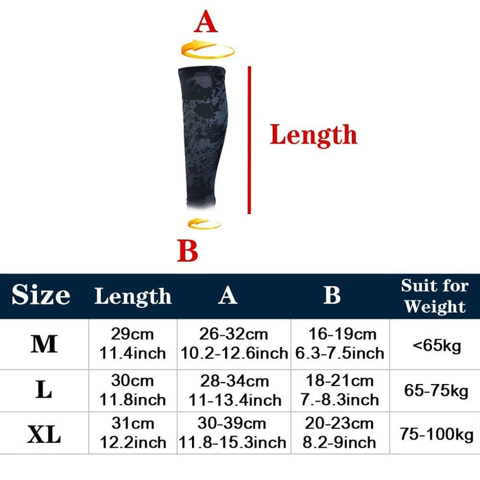 1pc Sports Compression Calf Sleeves Leg Socks for Runners