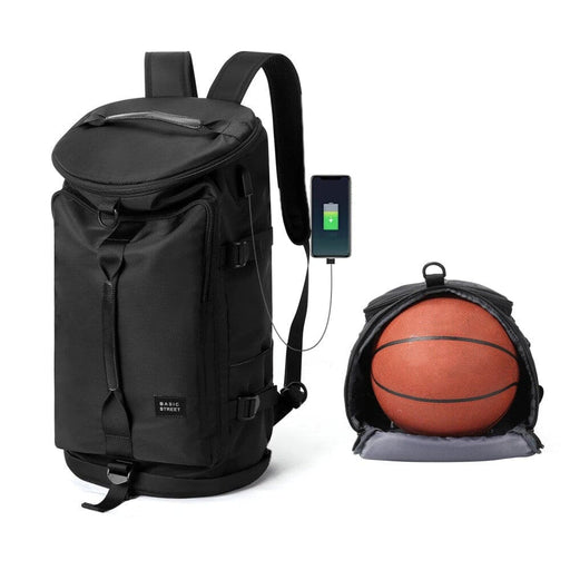 Sports Duffle Backpack with Shoe Compartment