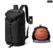 Sports Duffle Backpack with Shoe Compartment