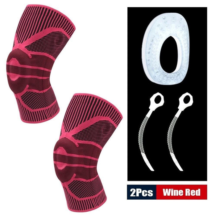 Sports Knee Compression Pads Patella Stabilizer for Cycling