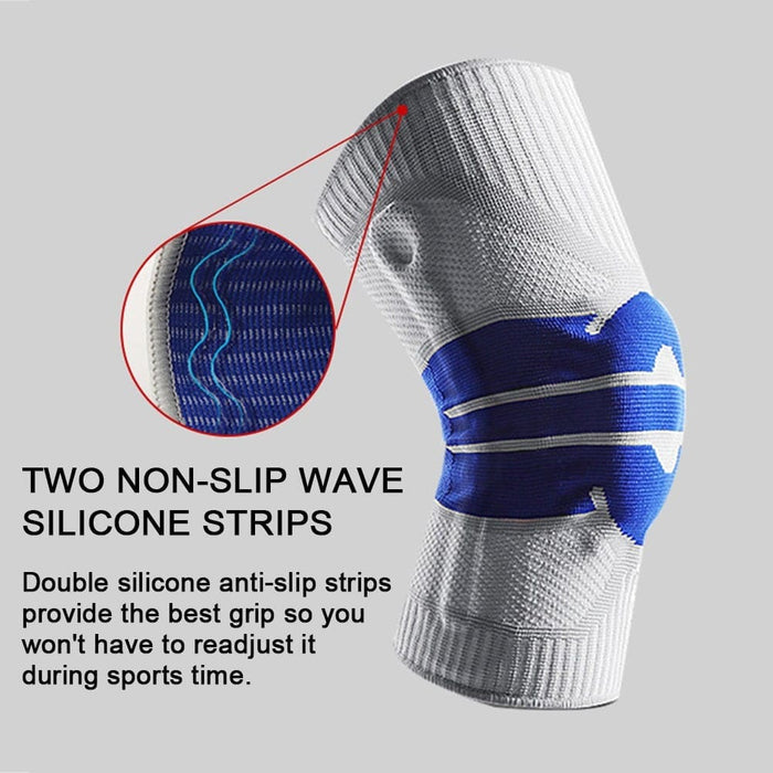 Sports Knee Compression Pads Patella Stabilizer for Cycling