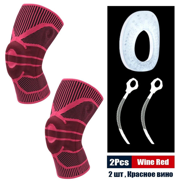 Sports Knee Compression Pads Patella Stabilizer for Cycling