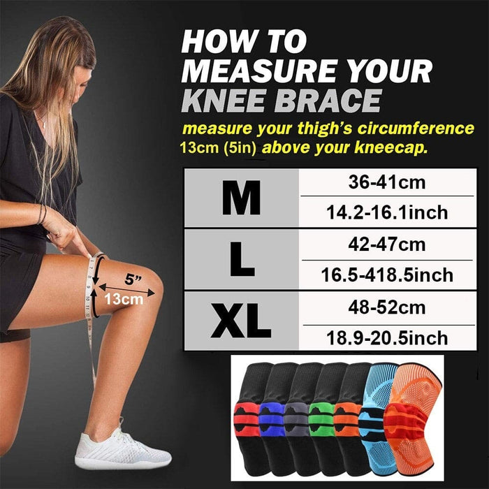 Sports Knee Compression Pads Patella Stabilizer for Cycling