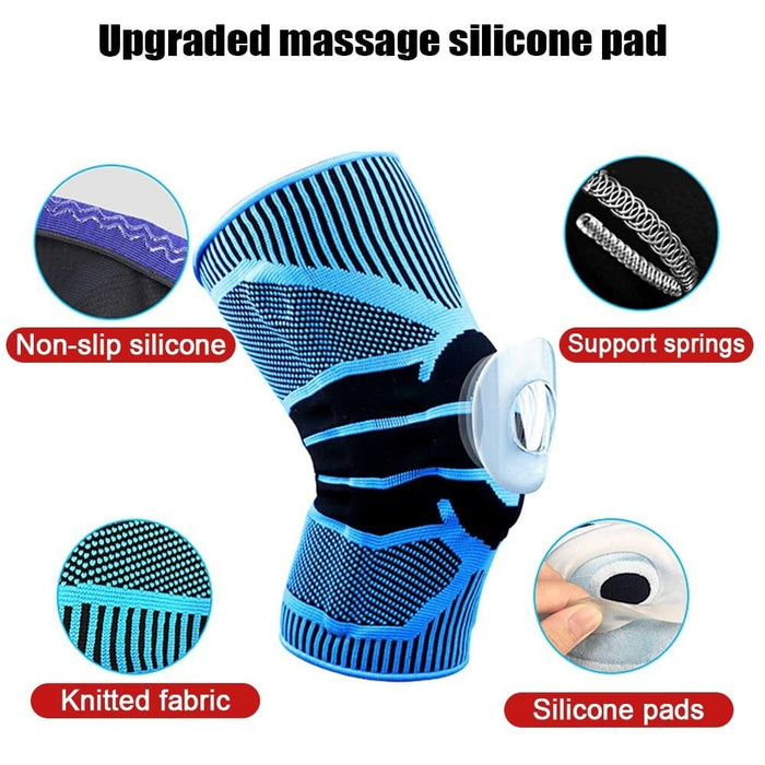 Sports Knee Compression Pads Patella Stabilizer for Cycling