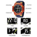 Men Sports Quartz Wrist 50m Waterproof Watch Week Display